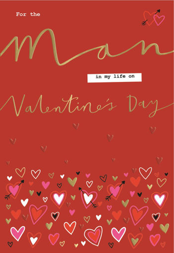 Picture of FOR THE MAN IN MY LIFE VALENTINE CARD